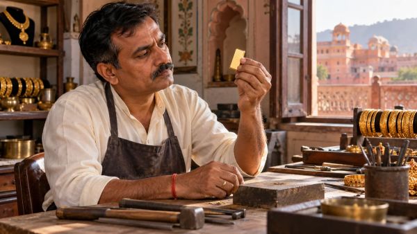 Current 24 carat gold price in India today